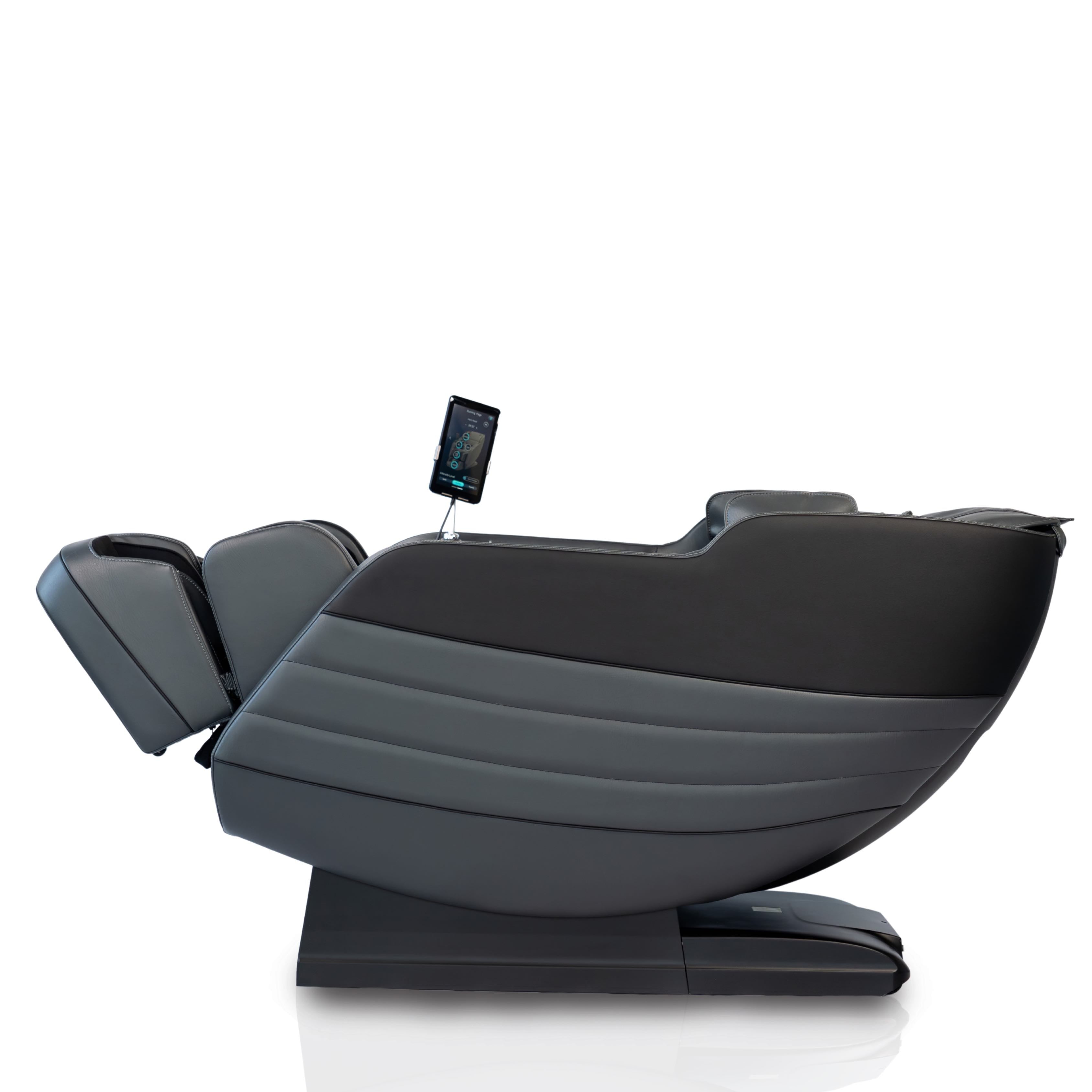 Massagesessel Miore grau-schwarz Zero-Gravity-Position