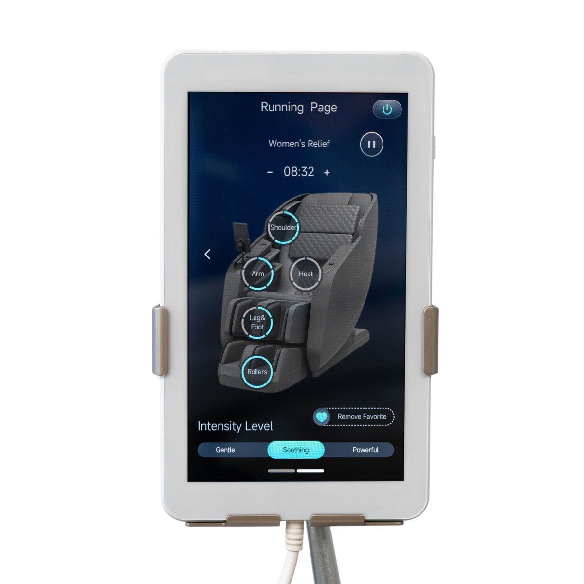 Miore Massagesessel mit Touchscreen und moderner Steuerung